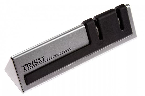 Точилка TRISM FC-450 для заточки и правки кухонных ножей, 2 слота, грубый и финишный Точилка TRISM FC-450 для заточки и правки кухонных ножей, 2 слота, грубый и финишный