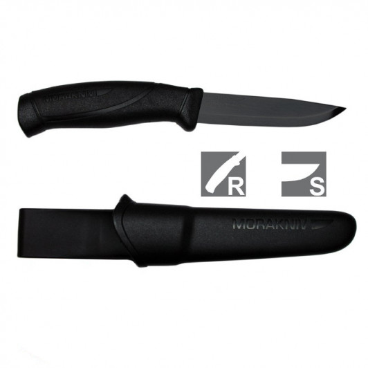 Туристический нож Mora Companion MG Black Blade, 12553, 104 мм Туристический нож Mora Companion MG Black Blade, 12553, 104 мм