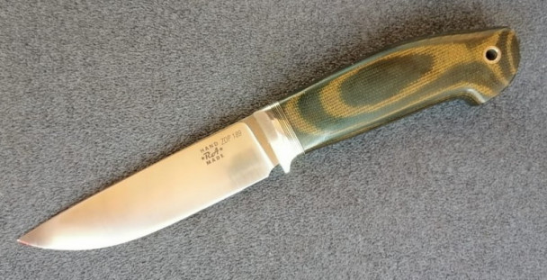 Туристический нож Романа Гончарова RA-006, сталь ZDP-189, 110 мм., микарта Туристический нож Романа Гончарова RA-006, сталь ZDP-189, 110 мм., микарта