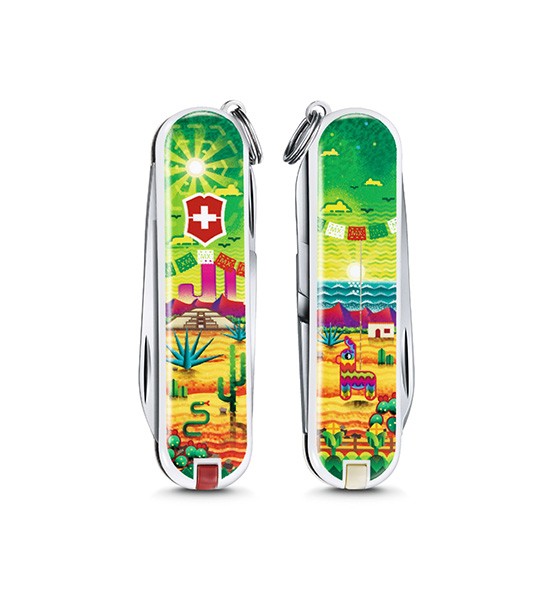 Швейцарский нож Victorinox 0.6223.L1807 Classic 2018 Mexican Sunset, 7 функций Швейцарский нож Victorinox 0.6223.L1807 Classic 2018 Mexican Sunset, 7 функций