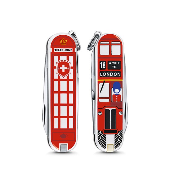 Швейцарский нож Victorinox 0.6223.L1808 Classic 2018 A Trip To London, 7 функций Швейцарский нож Victorinox 0.6223.L1808 Classic 2018 A Trip To London, 7 функций