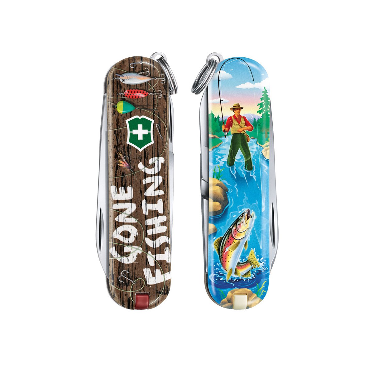 Складной нож Victorinox 0.6223.L2005 gone fishing Складной нож Victorinox 0.6223.L2005 gone fishing