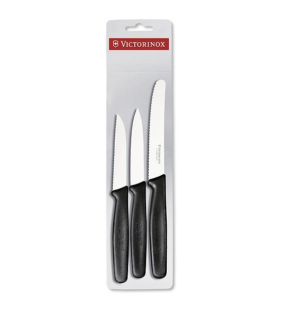 Набор кухонных ножей для овощей Victorinox 6.7113.3, 8см + 8см + 11см. Набор кухонных ножей для овощей Victorinox 6.7113.3, 8см + 8см + 11см.