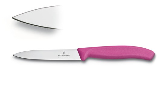 Нож для овощей и фруктов Victorinox 6.7706.L115, лезвие 10 см. Нож для овощей и фруктов Victorinox 6.7706.L115, лезвие 10 см.
