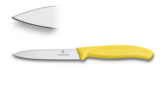 Нож для овощей и фруктов Victorinox 6.7706.L118, лезвие 10 см. Нож для овощей и фруктов Victorinox 6.7706.L118, лезвие 10 см.