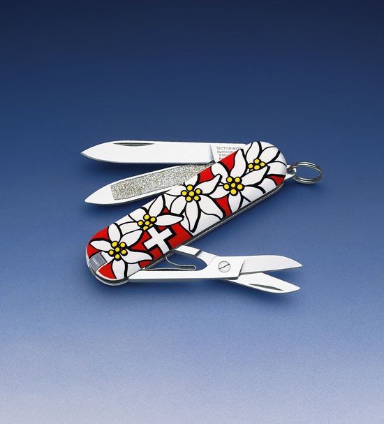 Швейцарский складной нож Victorinox 0.6203.840 Edelweiss, 7 функций Швейцарский складной нож Victorinox 0.6203.840 Edelweiss, 7 функций