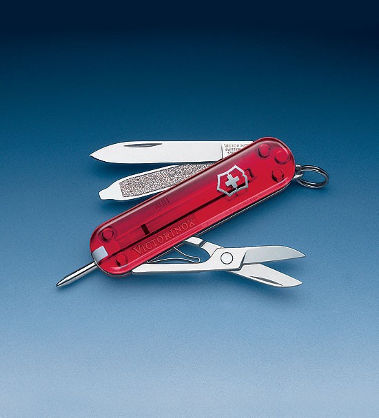 Швейцарский складной нож Victorinox 0.6225.T Signature Ruby, 7 функций Швейцарский складной нож Victorinox 0.6225.T Signature Ruby, 7 функций