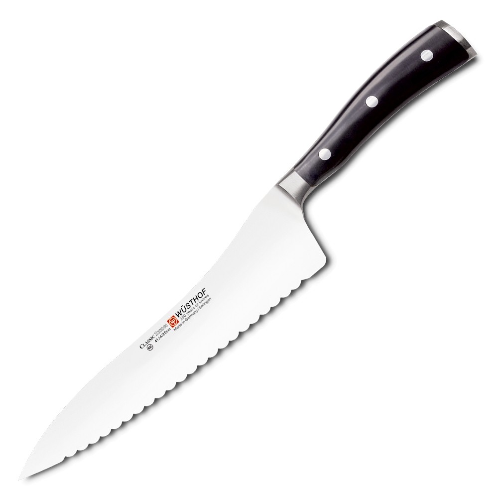 Кухонный нож для торта Wuesthof Classic Ikon 4124, 20 см. Кухонный нож для торта Wuesthof Classic Ikon 4124, 20 см.