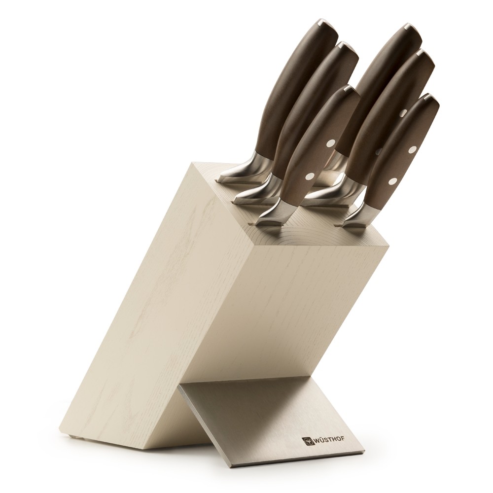 Набор кухонных ножей 6 штук на деревянной подставке Wuesthof Epicure 9856 Набор кухонных ножей 6 штук на деревянной подставке Wuesthof Epicure 9856