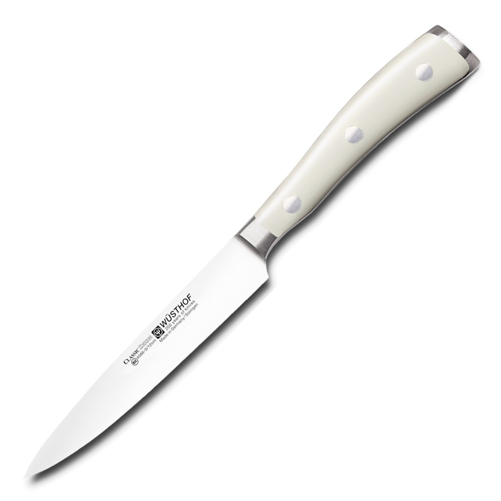 Универсальный кухонный нож Wuesthof Ikon Cream White 4086-0/12 WUS, 12 см. Универсальный кухонный нож Wuesthof Ikon Cream White 4086-0/12 WUS, 12 см.