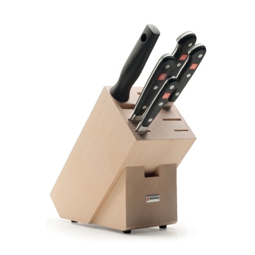 Подставка для 6 ножей, ножниц и мусата Wuesthof Knife blocks 7239 Подставка для 6 ножей, ножниц и мусата Wuesthof Knife blocks 7239