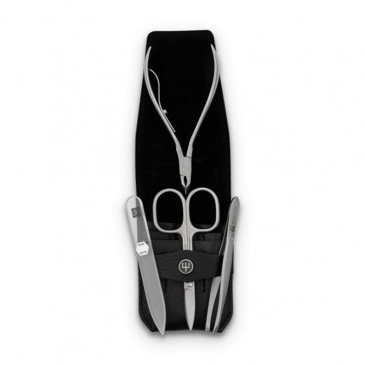 Набор маникюрный 4 предмета в кожаном футляре Wuesthof Manicure sets 9125-1 Набор маникюрный 4 предмета в кожаном футляре Wuesthof Manicure sets 9125-1