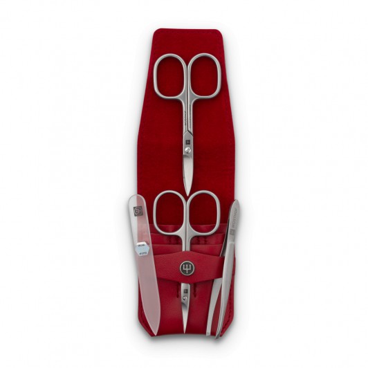 Набор маникюрный 4 предмета в кожаном футляре Wuesthof Manicure sets 9127-2 Набор маникюрный 4 предмета в кожаном футляре Wuesthof Manicure sets 9127-2