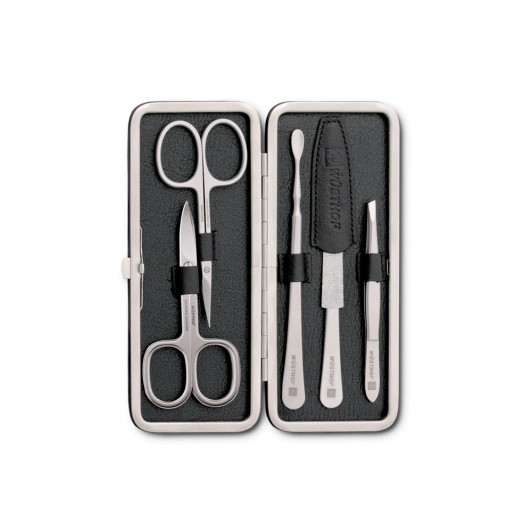 Набор маникюрный 5 предметов в кожаном футляре Wuesthof Manicure sets 9128 Набор маникюрный 5 предметов в кожаном футляре Wuesthof Manicure sets 9128