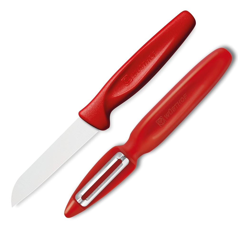 Набор ножей для чистки и нарезки овощей и фруктов Wuesthof Sharp Fresh Colourful 9314r-3 Набор ножей для чистки и нарезки овощей и фруктов Wuesthof Sharp Fresh Colourful 9314r-3