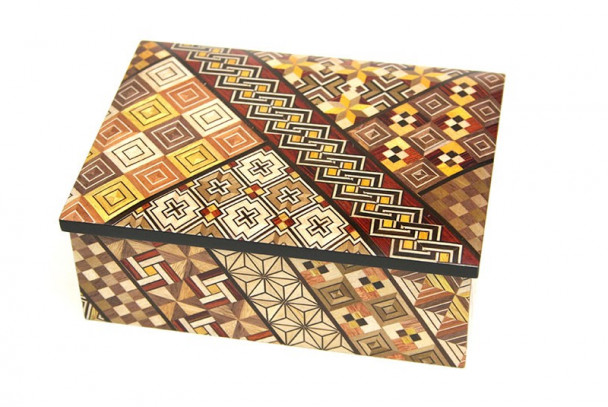 Японская шкатулка Yosegi 220 x 140 х 60 мм., NSZ-JB-003-YO Японская шкатулка Yosegi 220 x 140 х 60 мм., NSZ-JB-003-YO