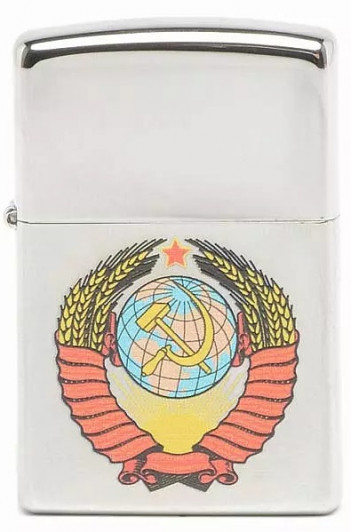 Зажигалка Zippo Coat Of Arms Soviet, Polish Chrome, Герб СССР 250 coat of arms soviet Зажигалка Zippo Coat Of Arms Soviet, Polish Chrome, Герб СССР 250 coat of arms soviet