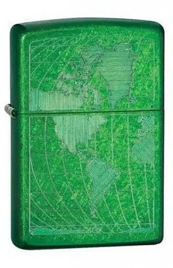 Зажигалка Zippo Iced World Map Meadow 28340 Зажигалка Zippo Iced World Map Meadow 28340
