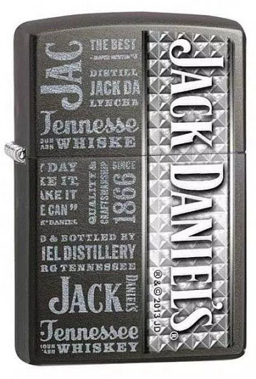Зажигалка Zippo Jack Daniel's Gray Dusk 28577 Зажигалка Zippo Jack Daniel's Gray Dusk 28577