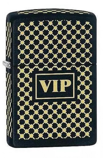 Зажигалка Zippo Vip Black Matte 28531 Зажигалка Zippo Vip Black Matte 28531