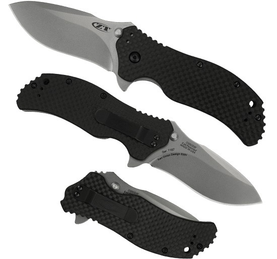 Полуавтоматический складной нож Zero Tolerance 0350SWCF Carbon Fiber Полуавтоматический складной нож Zero Tolerance 0350SWCF Carbon Fiber