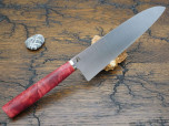  Дамир Сафаров. Кухонный нож серии Эксклюзив, Santoku, лезвие 200 мм., DS-E-Sa-200/37