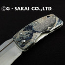 Нож зажим для купюр G.Sakai Ukimon Blue Wave, сталь VG-10, Япония Нож зажим для купюр G.Sakai Ukimon Blue Wave, сталь VG-10, Япония
