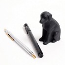 Пресс-папье - чугунный прижим для бумаги IWACHU 30217, Собака черная