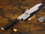 Кухонный нож KAI 15000ST Santoku AE-5301, нержавеющая сталь VG-MAX, лезвие 14,5 см.