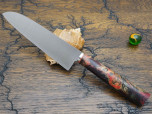 Кухонный нож Damir Safarov, серия Эксклюзив, Santoku 180мм, арт. DS-E-Sa-180/34