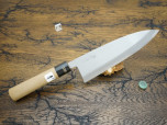 Кухонный нож Fujiwara Kanefusa, серия FKJ, Deba 210мм, White steel, арт. FKJ-7-W