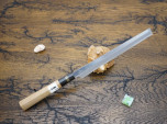 Кухонный нож Fujiwara Kanefusa, серия FKJ, Takobiki 210мм, White steel, арт. FKJ-14-W