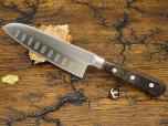 Кухонный нож KAI Benifuji Santoku AB-5438, нержавеющая сталь DSR1K6, лезвие 16,5 см. с проточкойукт