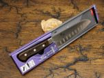Кухонный нож KAI Benifuji Santoku AB-5438, нержавеющая сталь DSR1K6, лезвие 16,5 см. с проточкойукт