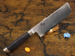 Кухонный нож KAI Damascus Nakiri AE-5206, нержавеющая сталь VG-MAX, лезвие 16,5 см.