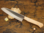 Кухонный нож KAI Siraai Santoku AB-5482, нержавеющая сталь DSR1K6, лезвие 16,5 см.