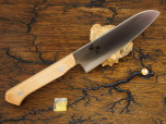 Кухонный нож KAI Siraai Santoku AB-5482, нержавеющая сталь DSR1K6, лезвие 16,5 см.