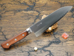 Кухонный нож Sanetu Aogami Super Santoku 180 mm, Brown Кухонный нож Sanetu Aogami Super Santoku 180 mm, Brown