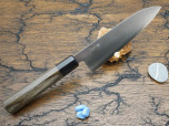 Кухонный нож Sanetu Aogami Super Santoku 180 mm, Gray Кухонный нож Sanetu Aogami Super Santoku 180 mm, Gray