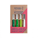 Набор ножей Opinel Les Essentiels Primavera, цветные, нержавеющая сталь, (4 шт./уп.)