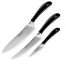 Набор кухонных ножей «поварская тройка», 3 предмета, Robert Welch RW/SIGNATURE-3, сталь X50CrMoV15.