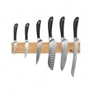 Набор кухонных ножей на магнитном держателе из дуба, 6 предметов, Robert Welch RW/KS001SON, сталь X50CrMoV15.