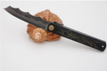 Складной нож хигоноками Nagao Higonokami HPDA-100Black