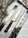Нож кухонный Петти Masahiro Nippon Steel Rose 13404, лезвие 150 мм., сталь Special Steel