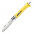 Складной нож Opinel №9 DIY, нержавеющая сталь, сменные биты, желтый, блистер, 90 мм.