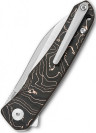 Складной нож QSP QS140-B1 Otter, клинок 69 мм., сталь  CPM S35VN
