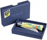 Складной нож Opinel №8 Tour de France - Subleme 2021, нержавеющая сталь, дуб, 85 мм.