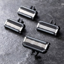 Сменные кассеты для бритвенного станка, 4шт. KAI AUGER B-4AG