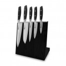 Набор из 5 кухонных ножей на подставке из дуба Yaxell YA/MON-KS002LSOBL