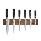 Набор из 6 кухонных ножей на магнитном держателе из дуба Yaxell YA/Zen-KS001SOB